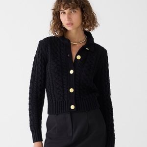 J Crew cable cardigan